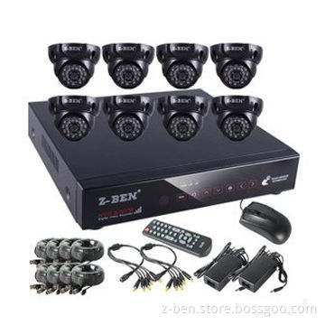 CCTV H.264 DIY DVR Kit with 8-channel DVR, 8 Cameras and 1/3-inch Color Sony/Sharp CCD Image Sensor